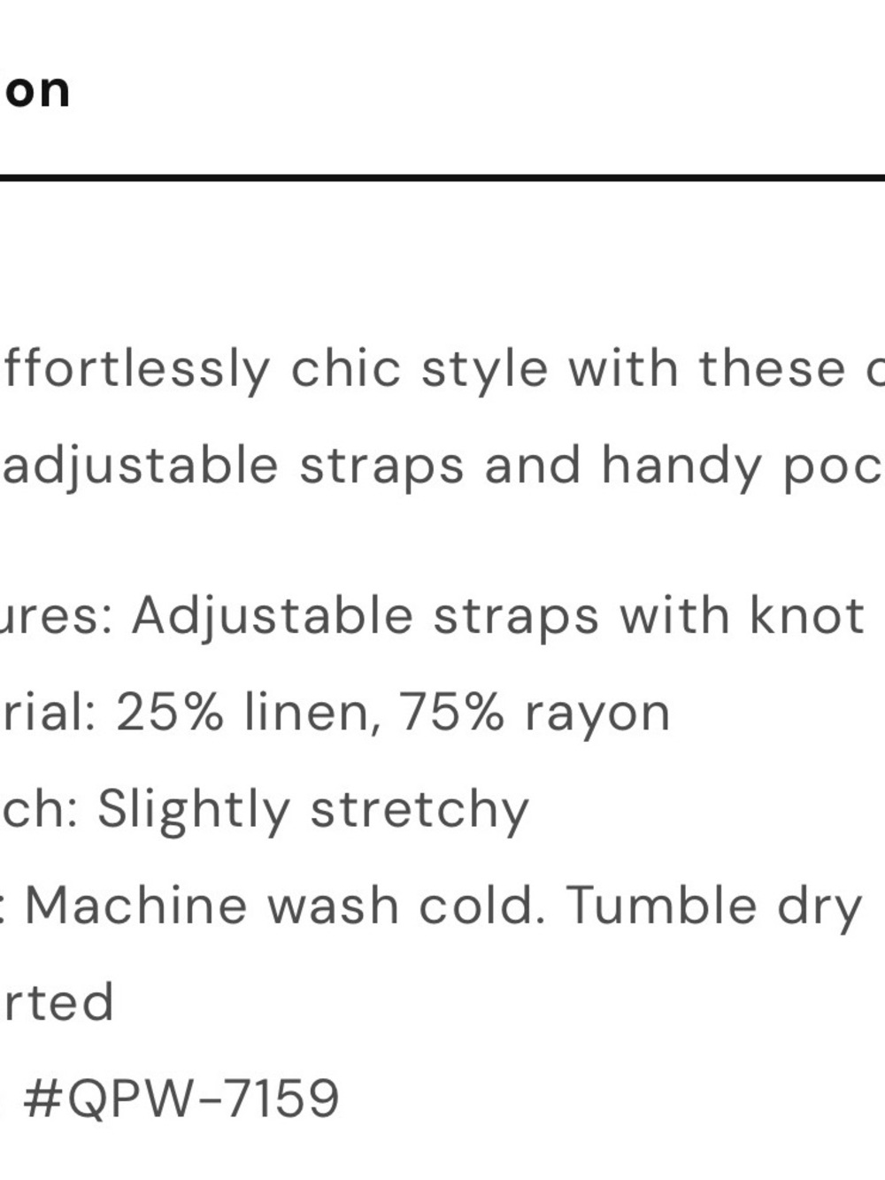Zenana-Washed Linen Knot Strap
Romper / DEEP SKY - Picture 4 of 4